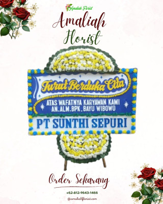 Papan Bunga Duka di Pondokkaso Landeuh