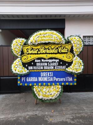 Papan Bunga Duka di Pondokkaso Landeuh