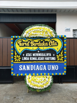 Papan Bunga Duka di Pondokkaso Landeuh